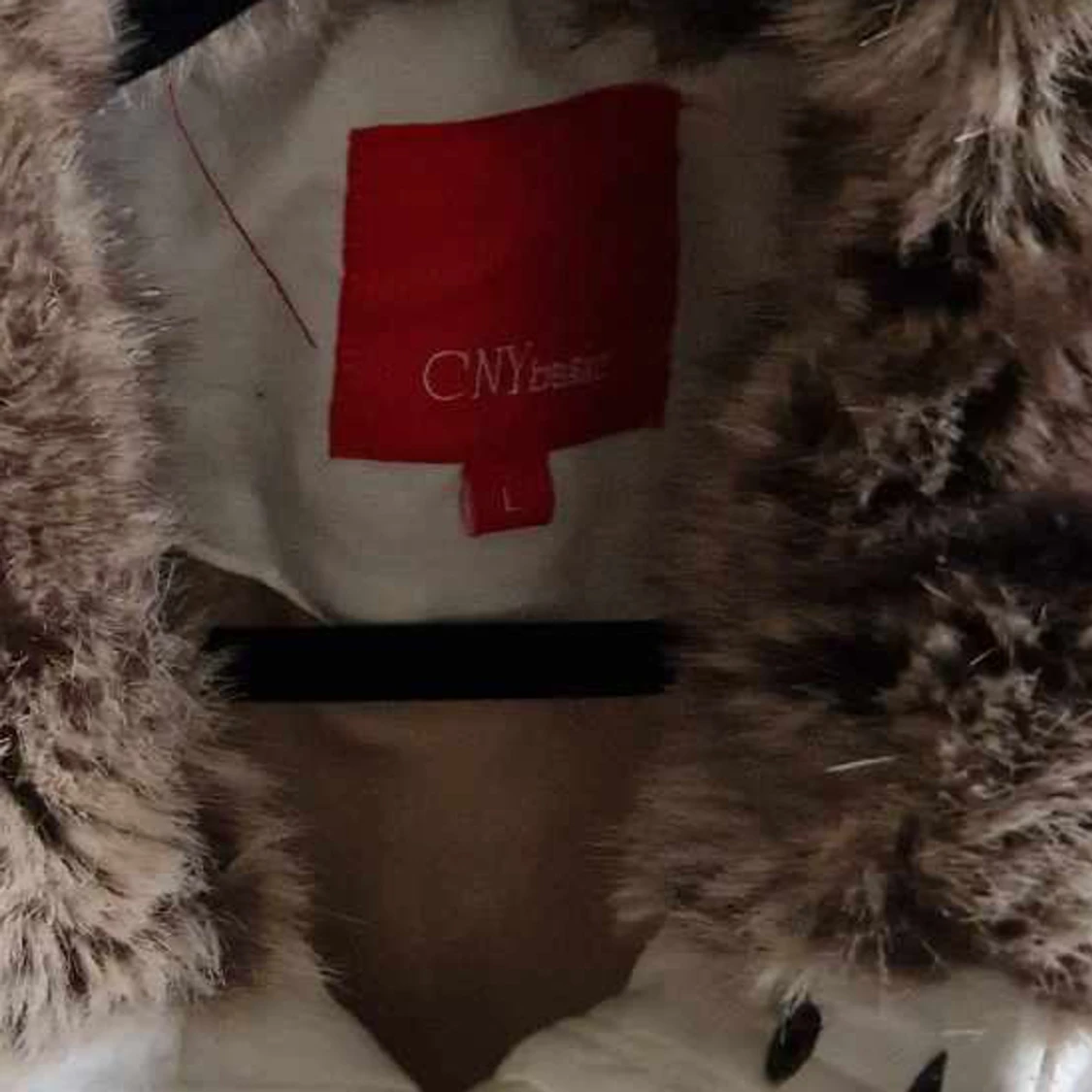 Super snugg Väst med päls och luva - 90