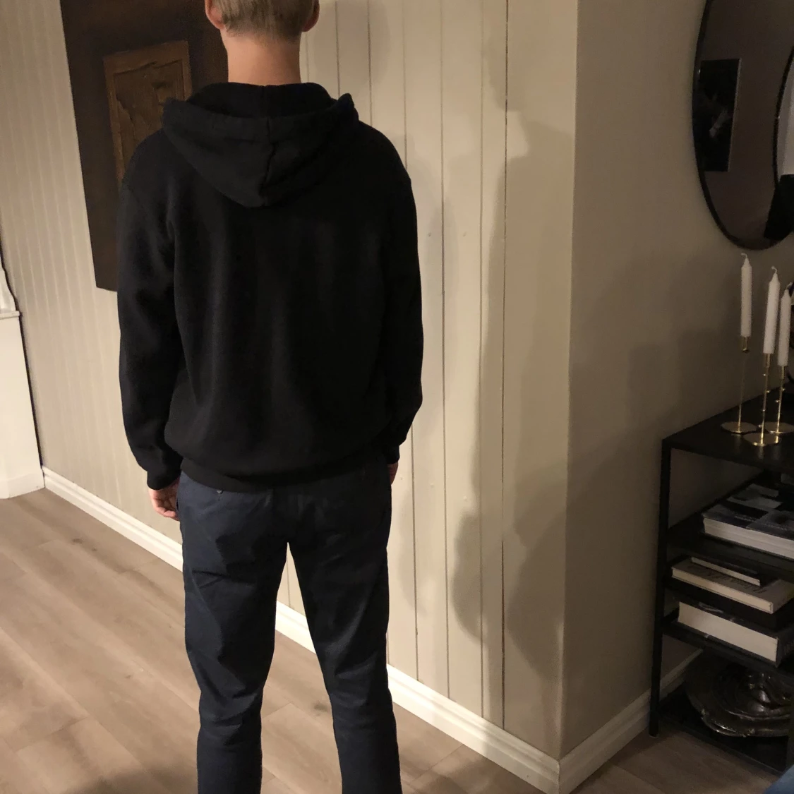 Svart ziptröja H&M - 90