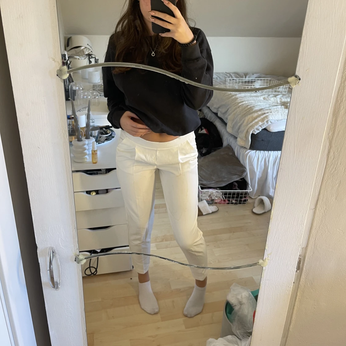 Kostymbyxor vita - 90