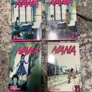 Nana böcker  - Nana 1,2,3 och 21 original på engelska, 100kr st alla för 400kr