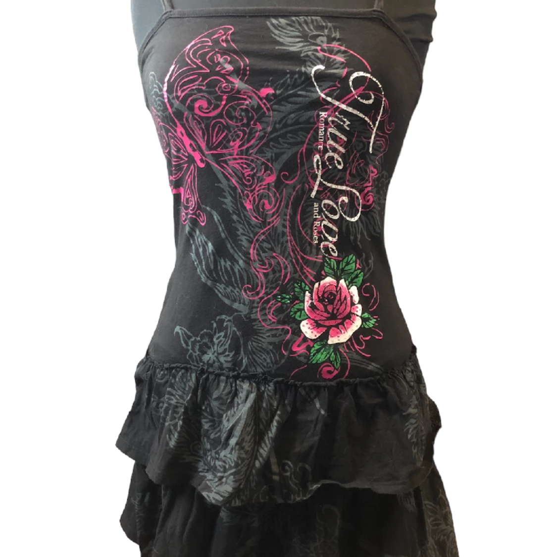 Svart 2000s klänning