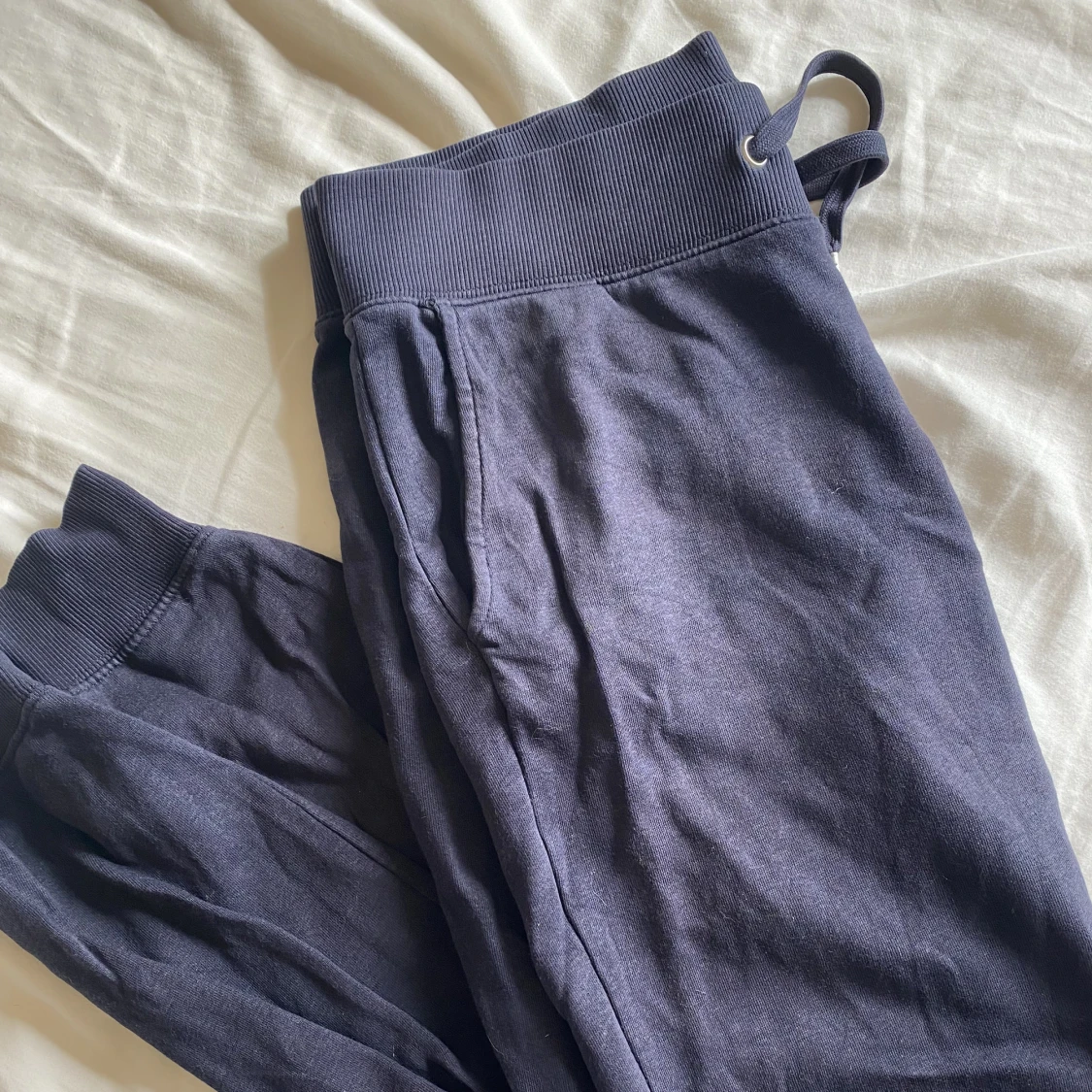 blå mysbyxor  - 90
