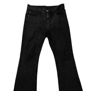 Flared jeans Size 31  Waist across 42cm Rise 27cm Length 110cm Leg openi