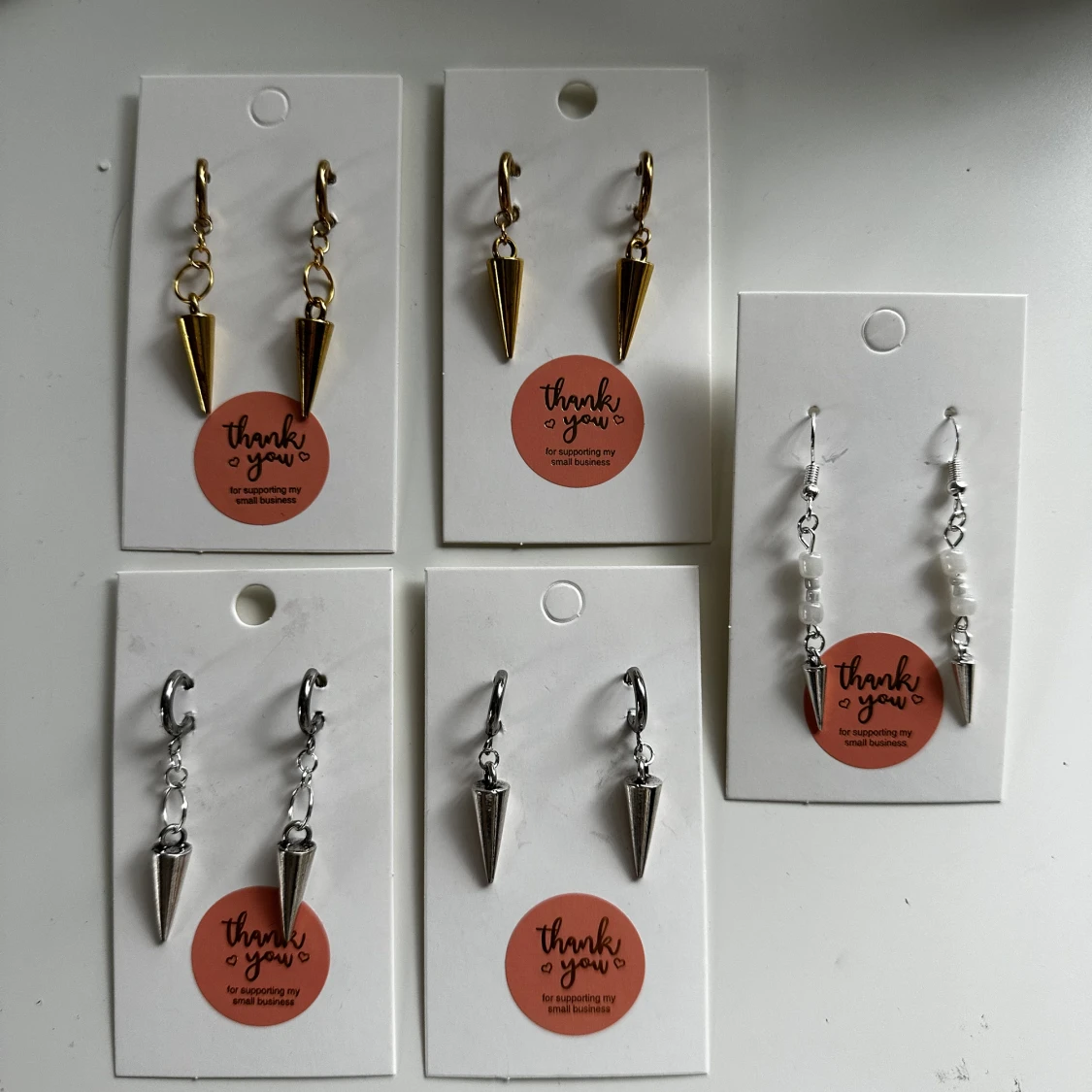 Handgjorda Örhängen i olika designer av rostfritt stål💗 - 90