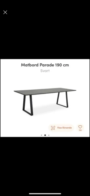 Matgrupp - Säljer min matgrupp. Mycket bra skick och använt 14 månader. 190cm  Ordinarie pris 12500