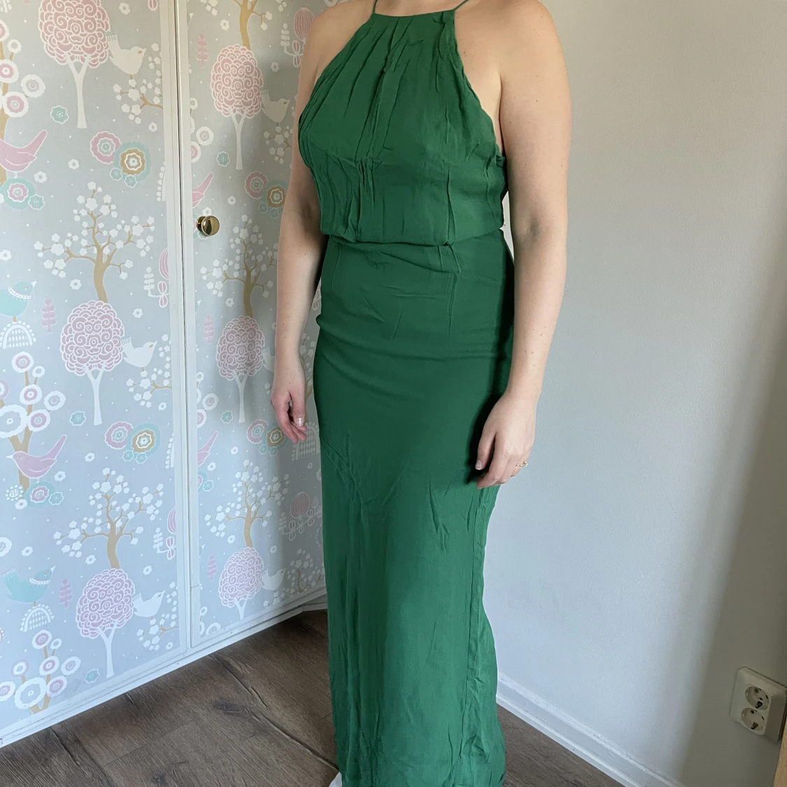 Samsoe långklänning grön strl S - 90