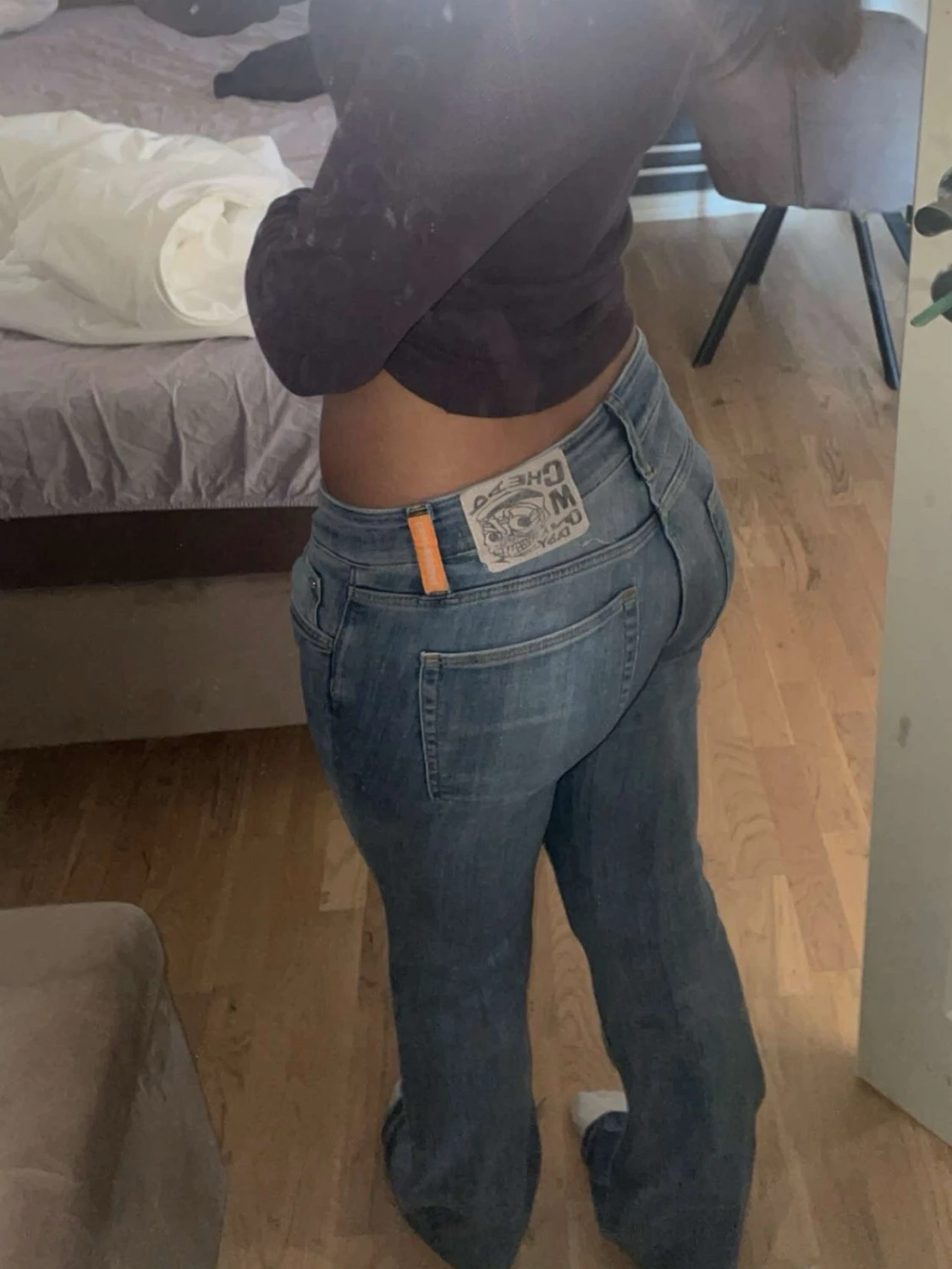 Bootcut jeans från weekday
