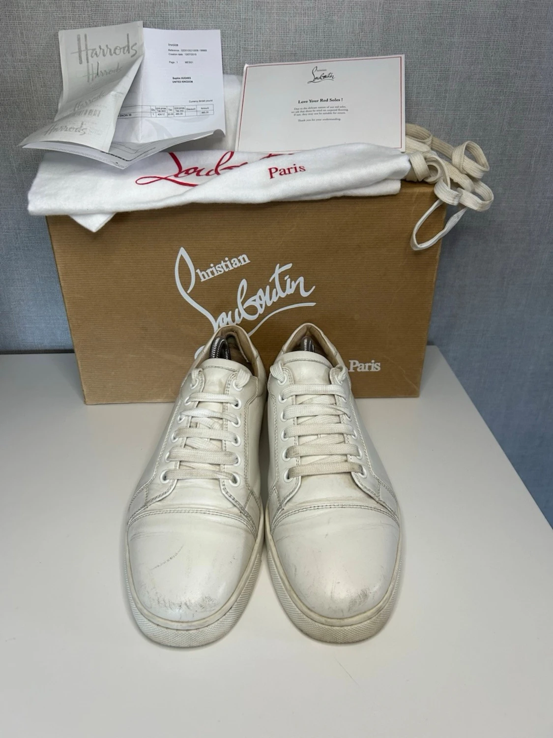 Vita sneakers från Christian Louboutin - 1