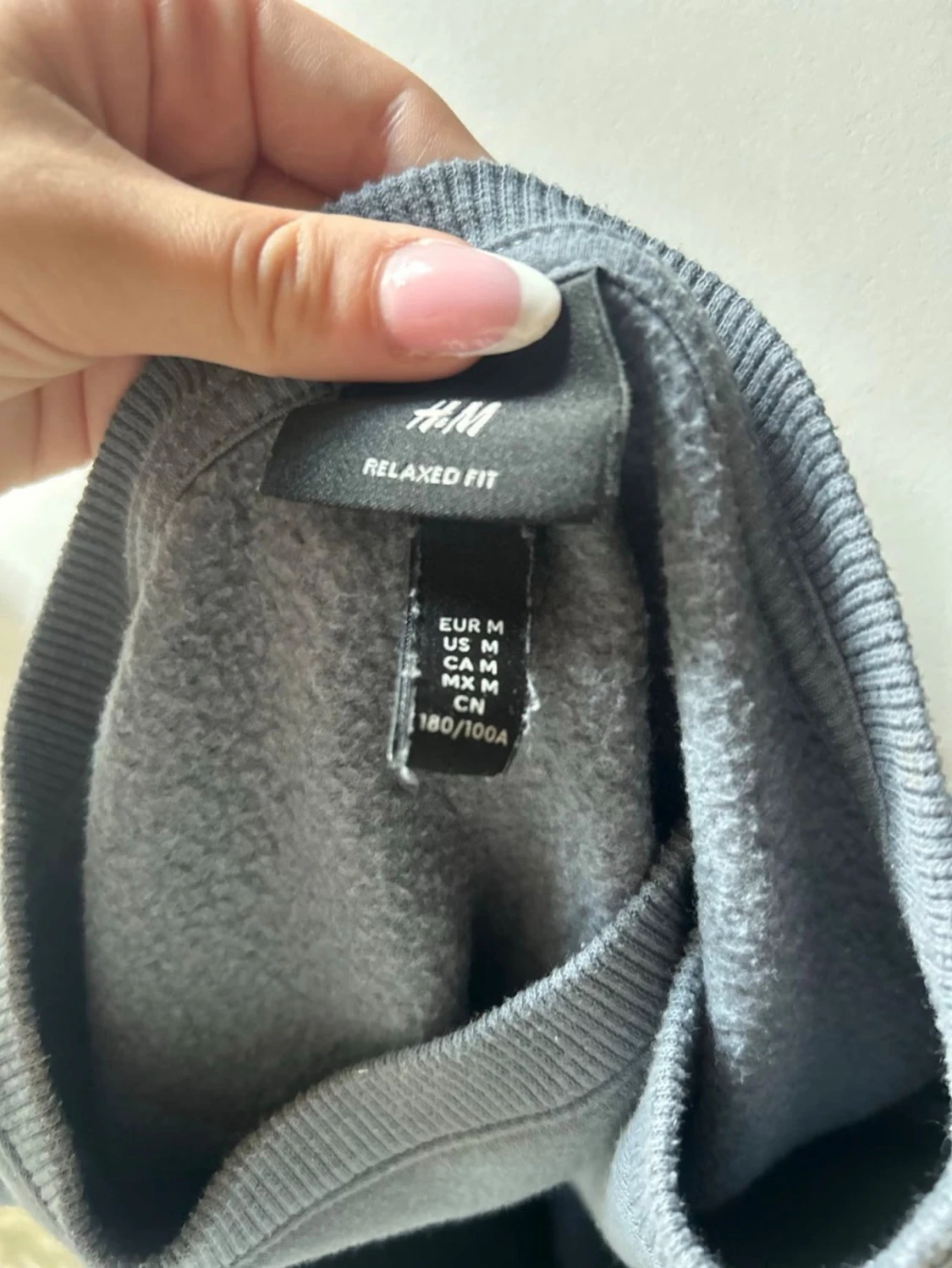 Grå basic sweatshirt - 2