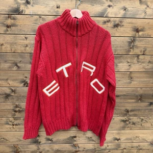 Etro Milano Logo Zip Tröja (L) - Mycket gott begagnat skick. Storlek L!       1017