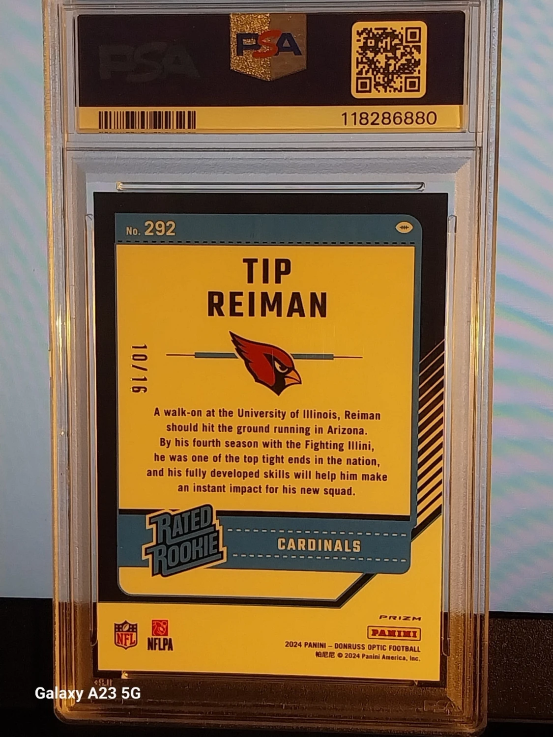 Donruss Optic Tip Reiman Rookiekort - 1