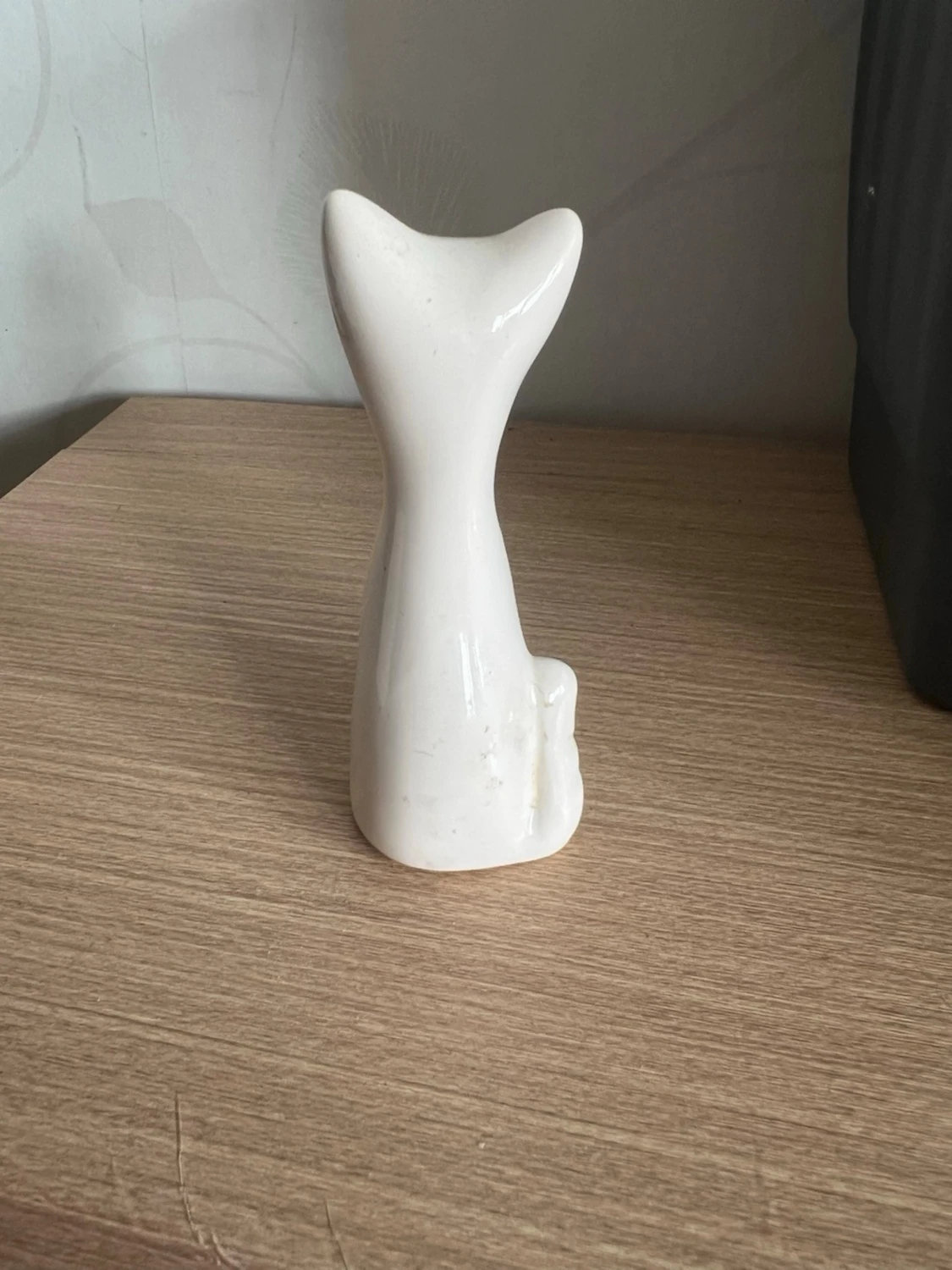 Vit porslinskatt prydnadsfigur - 2