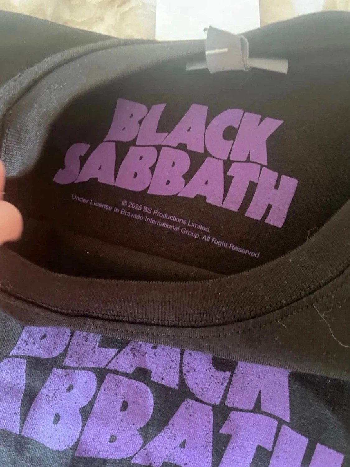 Svart Black Sabbath t-shirt - 3