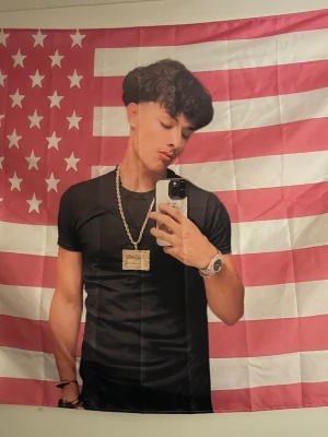 Alex chino flagga  - Säljer denna fina Alex Chino flagga! ☺️ Det finns ett litet hål längst upp på höger sida, så att du enkelt kan hänga upp flaggan rakt och snyggt! Jag köpte den cirka en månad sen så den är ganska ny. Om du har några frågor är det bara att skriva till mig!