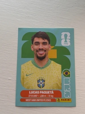 Lucas Paquetá FIFA Panini sticker - Säljer Lucas Paquetá FIFA Panini sticker från detta VM 2026🤍🇧🇷⚽️