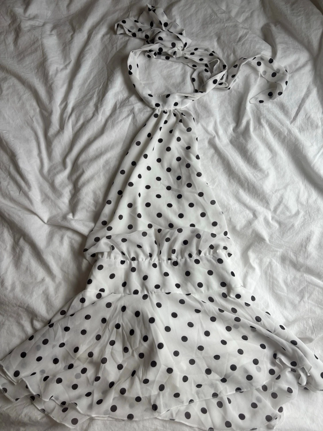 polka dot klänning - 1
