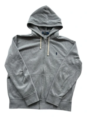 Polo Ralph Lauren Zip Hoodie Grå, Storlek L - Polo Ralph Lauren Zip Hoodie Grå, Storlek L i nyskick