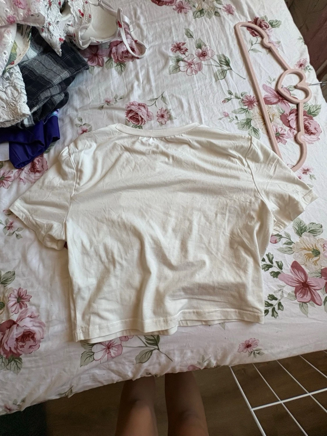 Vit t-shirt med cupcake-tryck - 2