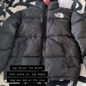 M - Jag köpte The North Face jacka med pris 2800kr, jag vill sälja 2600kr för att den är ny( jag använder inte nån gång. Det går bättre om ni försöka ta på sig verkligen, bästa om ni bor i Göteborg 