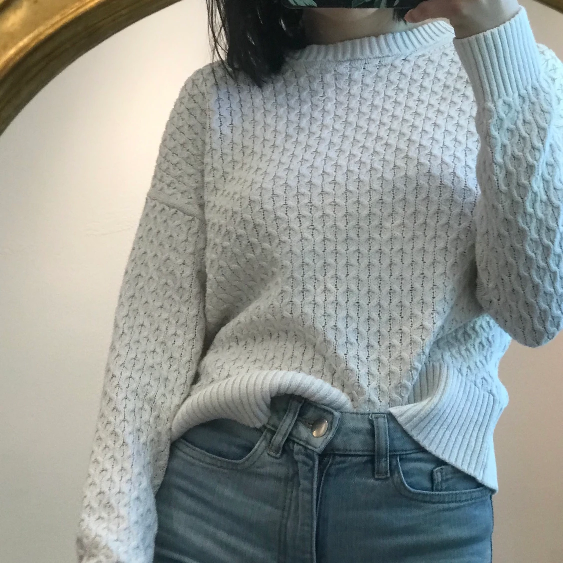 Stickad tröja