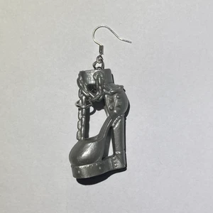 monster high shoe earrings (2) - ca 40mm hög, 3D