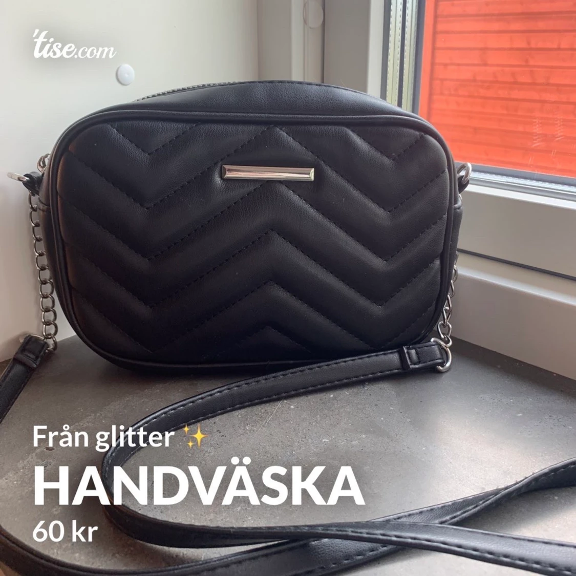 Handväska svart 🤪