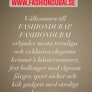 Accessories  - https://fashiondubai.se/about-us/