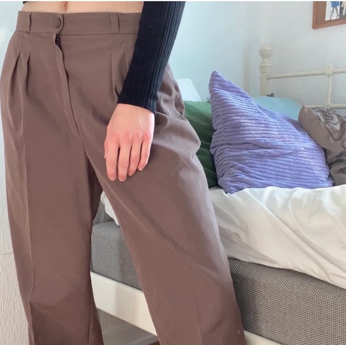 Bruna Kostymbyxor  - 90