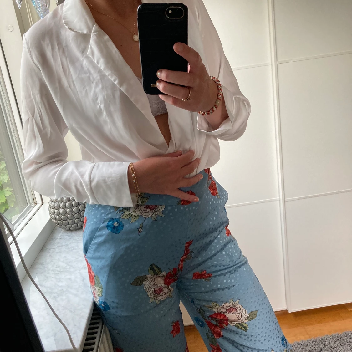 Fin silkesblus blus från Vero Moda i storlek S. 