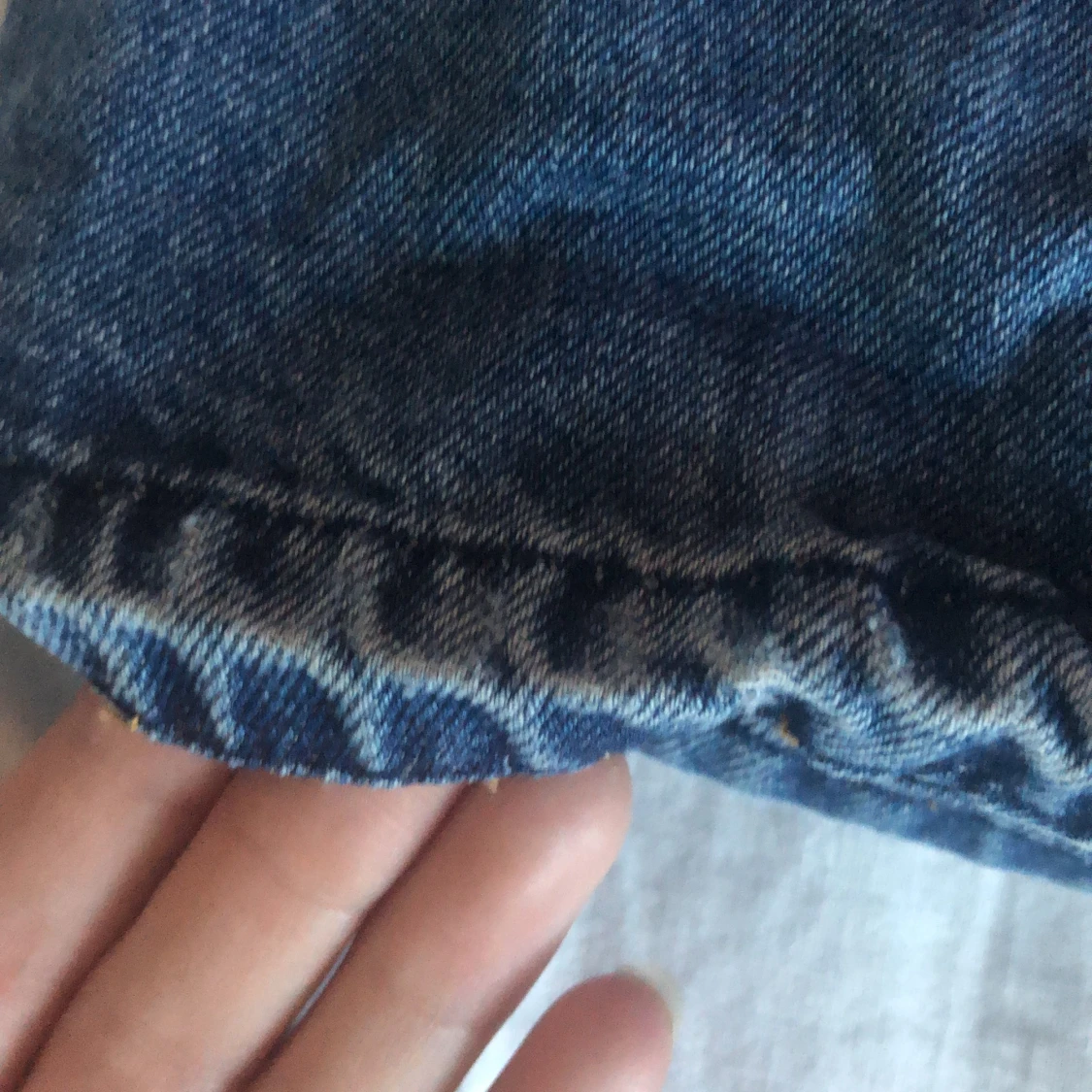 Momjeans blåa  - 90