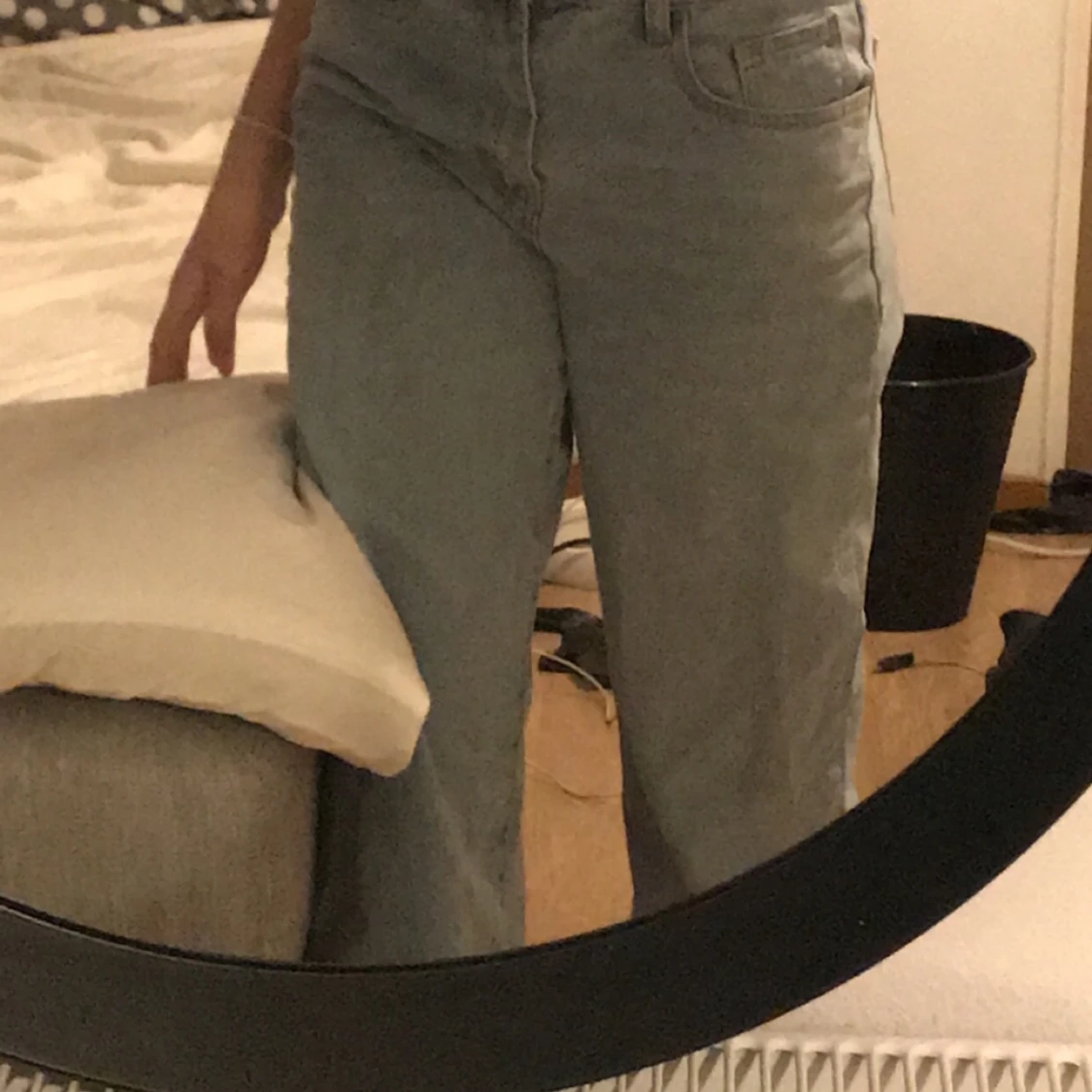 blåa jeans
