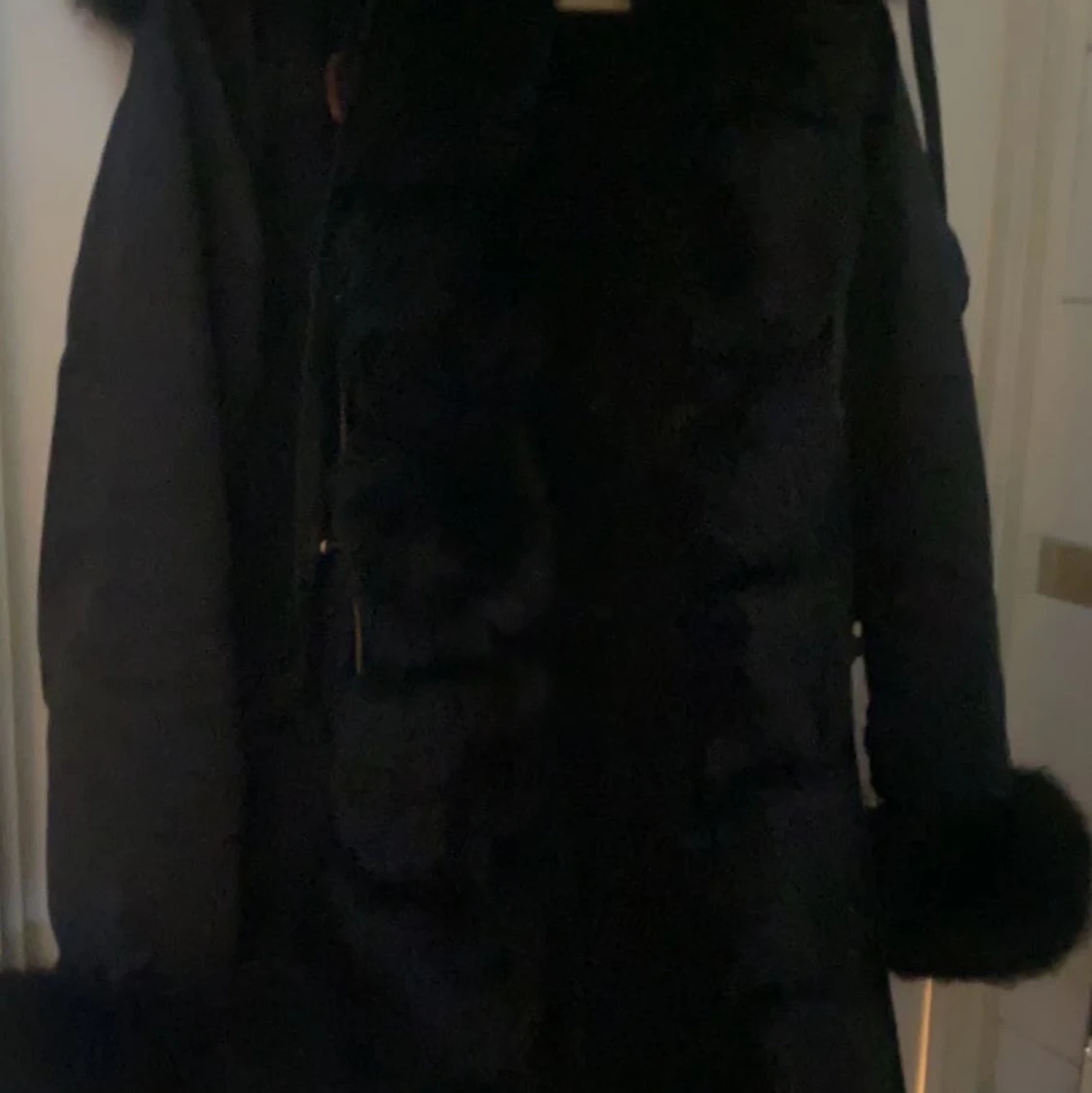 Fatima parka äkta päls jacka.  - 91