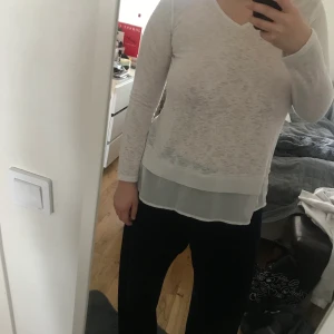 white shirt, see through, long sleeves - white longsleeves shirt, a little bit see through