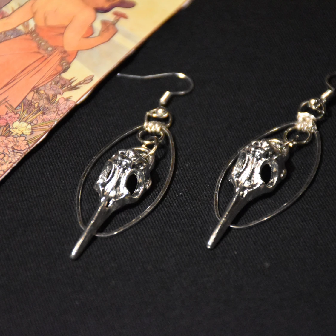 Örhänge skalle - 90