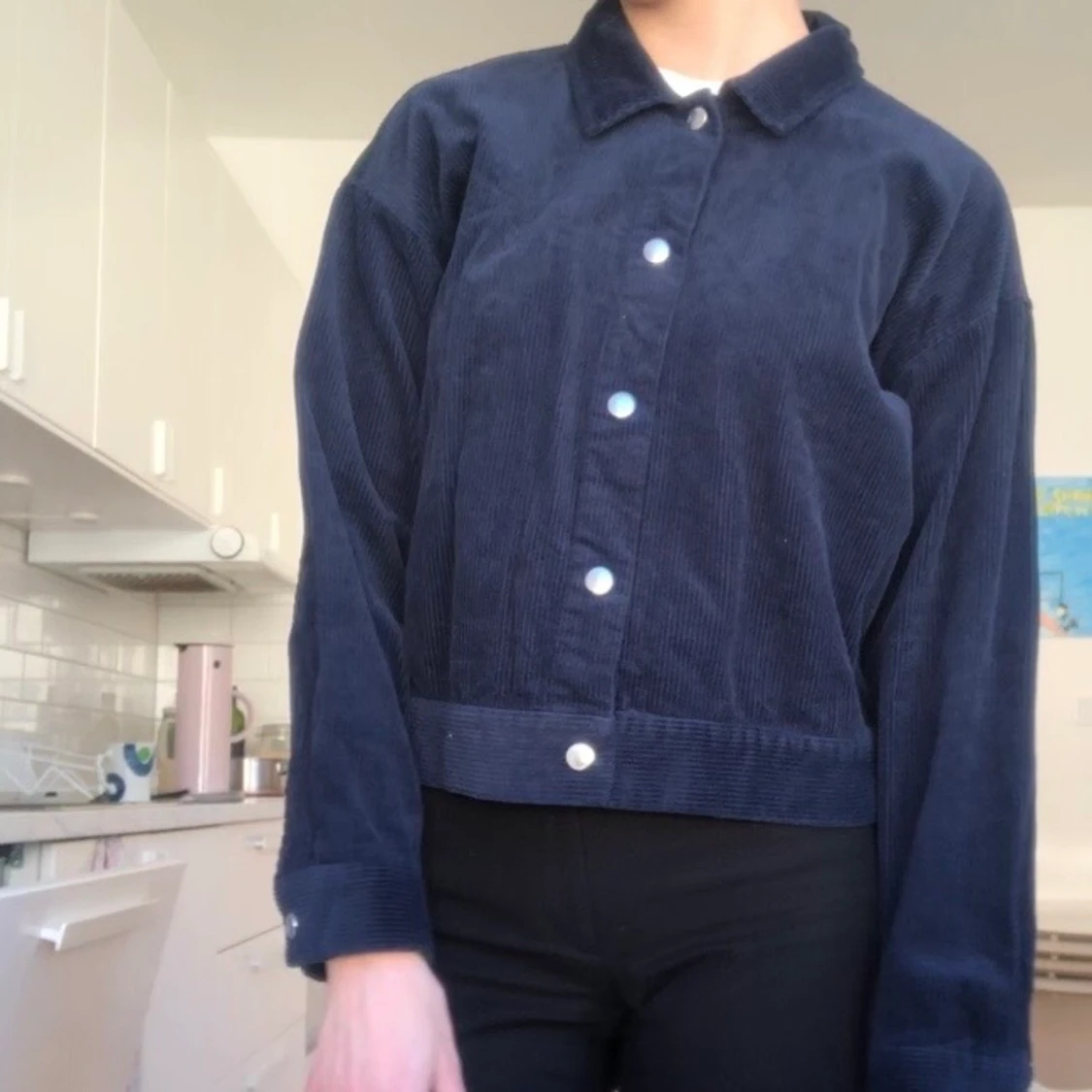 Blå manchesterjacka  - 91