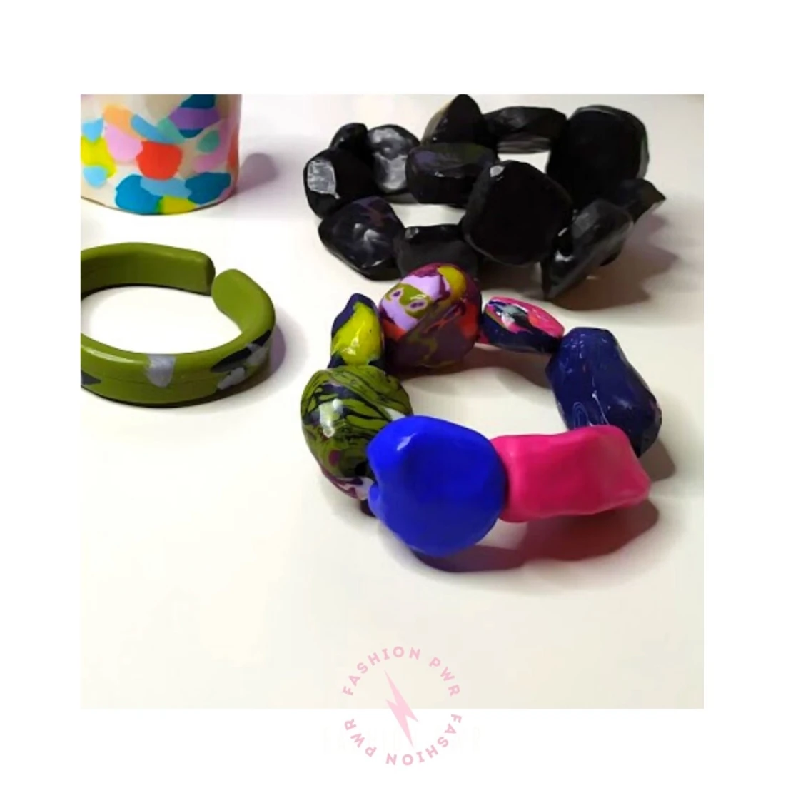 Handmade bracelets Extra bold set - 91