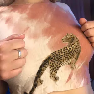Snygg tröja med leopard tryck🥰 snygga färger