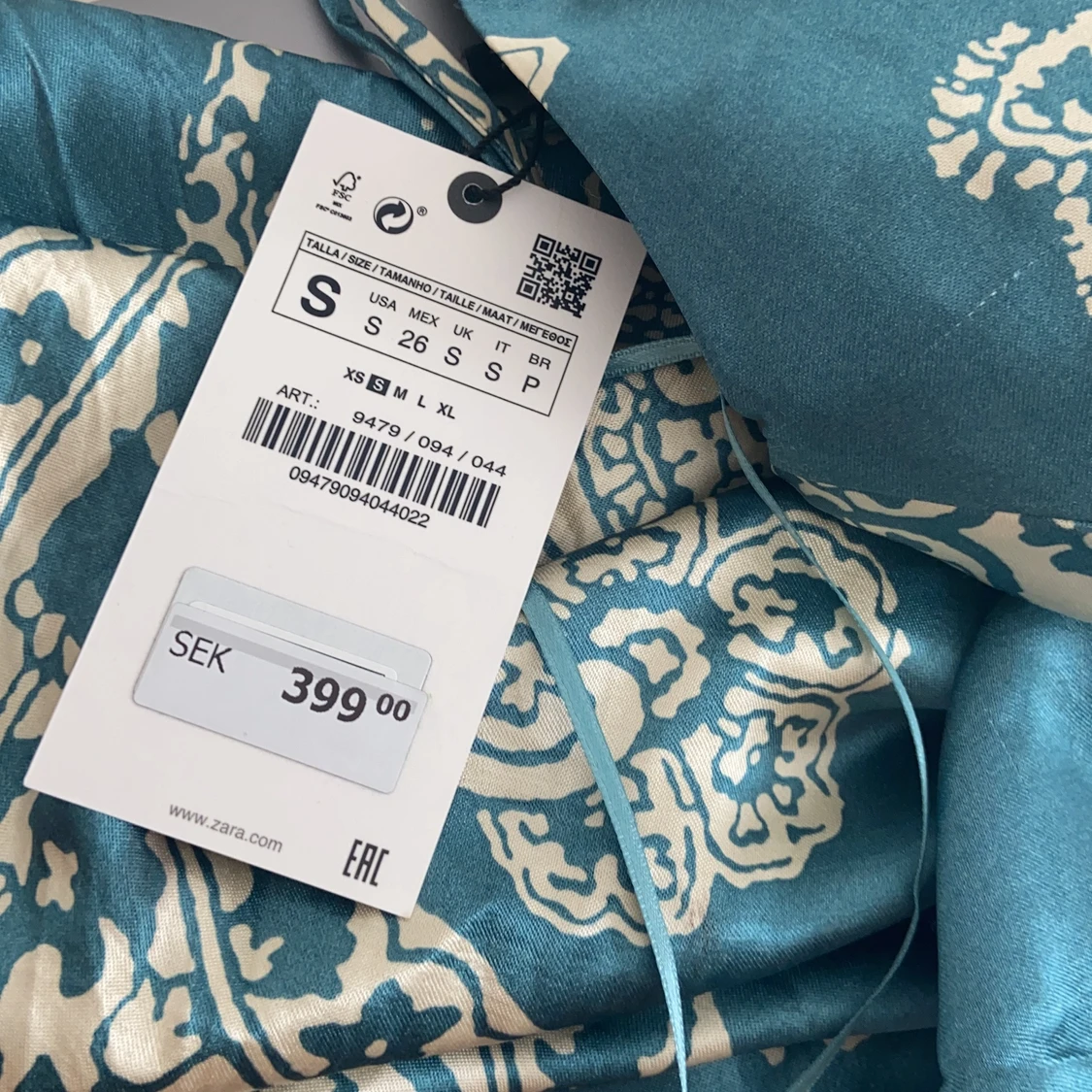 Silke klänning  - 91