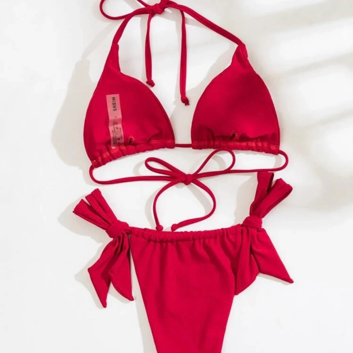 Fin röd bikini - 90