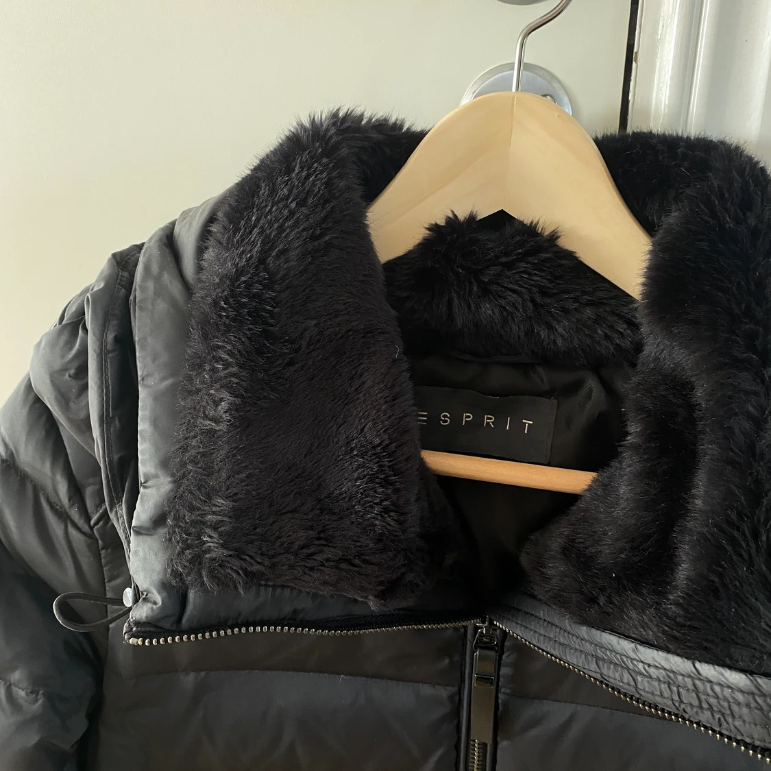 fluffig skön vinterjacka  - 91