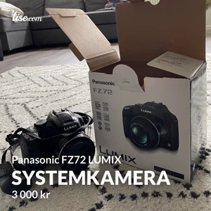 Systemkamera - Säljer nu denna fina kamera då jag inte längre har den hobbyn. Den är knappt använd då jag har fotat med en annan kamera som jag tycker mer om. Ny pris på den här kameran ligger mellan 3500 och 4000 kr. Pris kan diskuteras!
