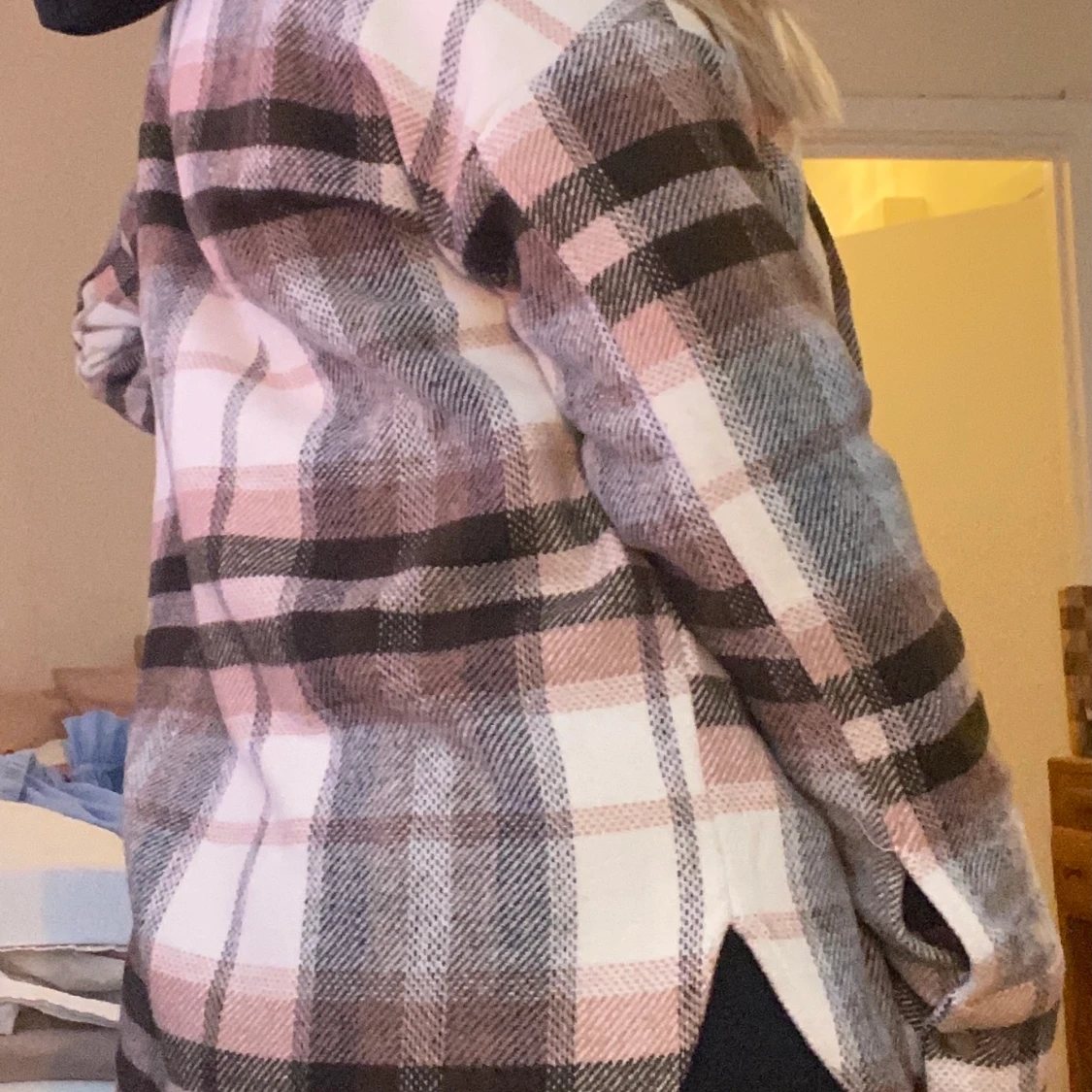 Rutig oversized jacka  - 90