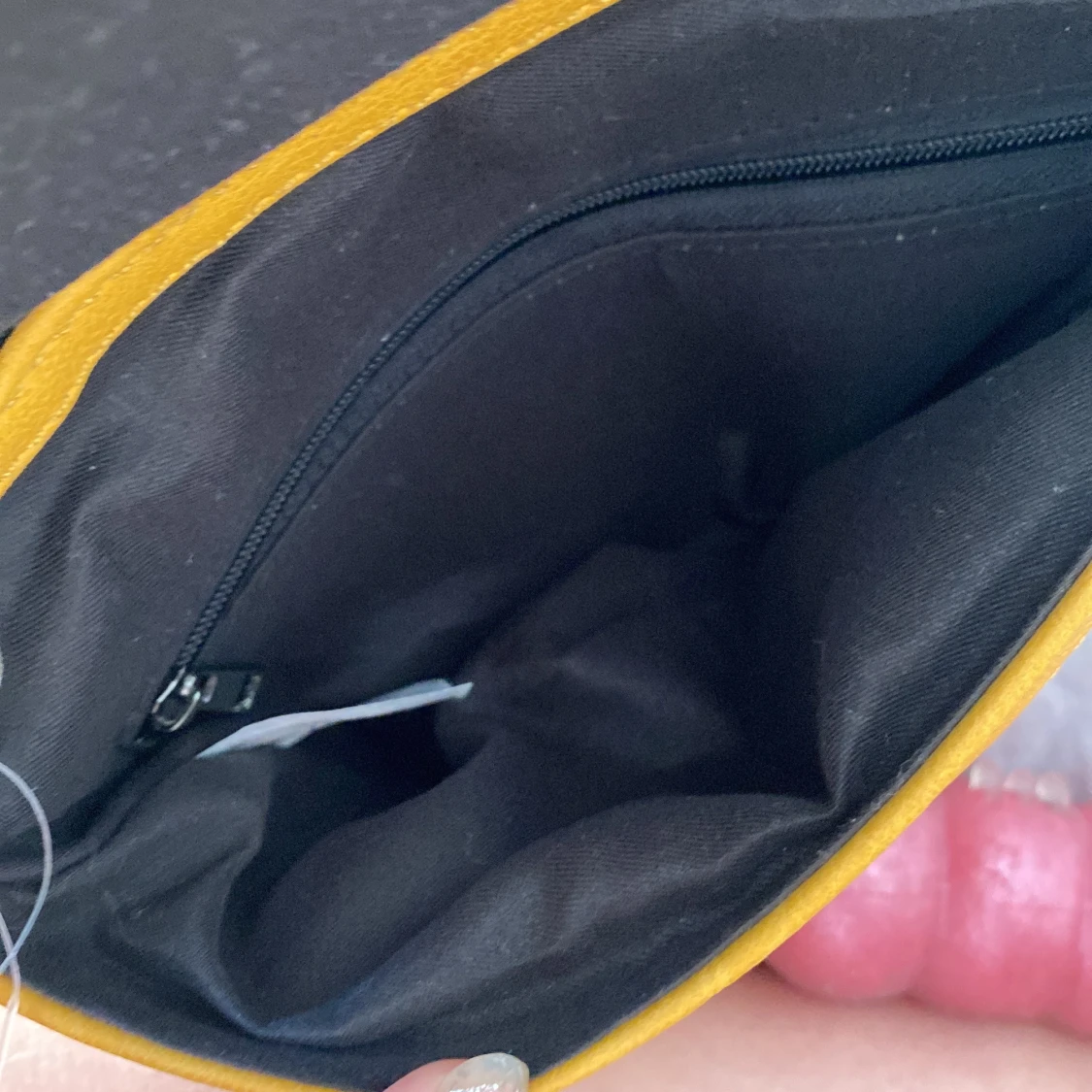 Orange/gul liten väska - 90