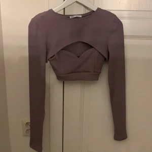 Tröja från Zara  - Ett jätte fint lila två delat sett från Zara, linnet är i storlek S och långärmade är i storlek L men passar som en S på mig!! Köparen står för frakten! 💞