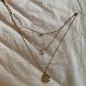 Ett guld halsband köpt från indiska!😍
