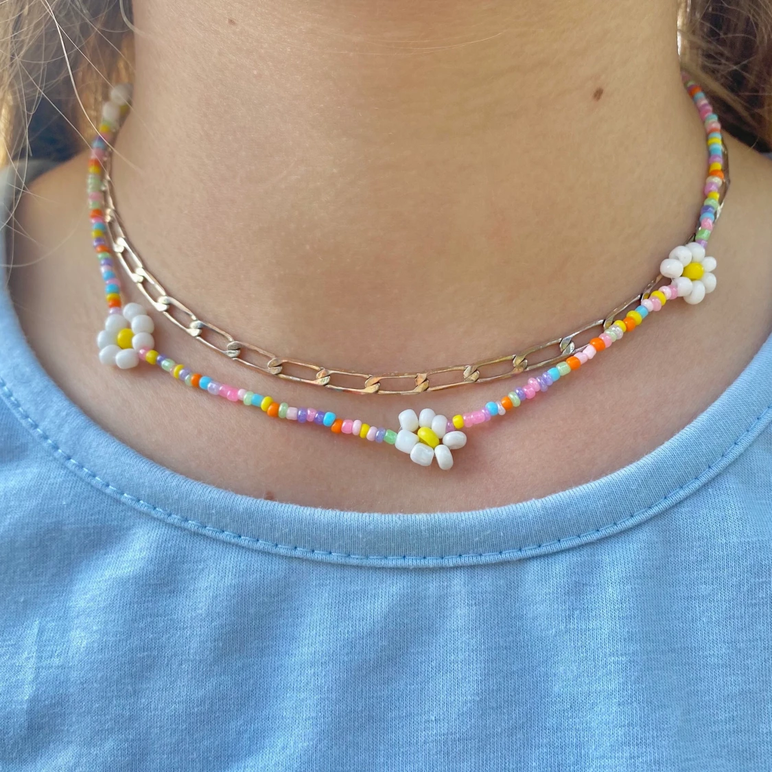 Fint blommhalsband!☀️🌈🧚 - 90