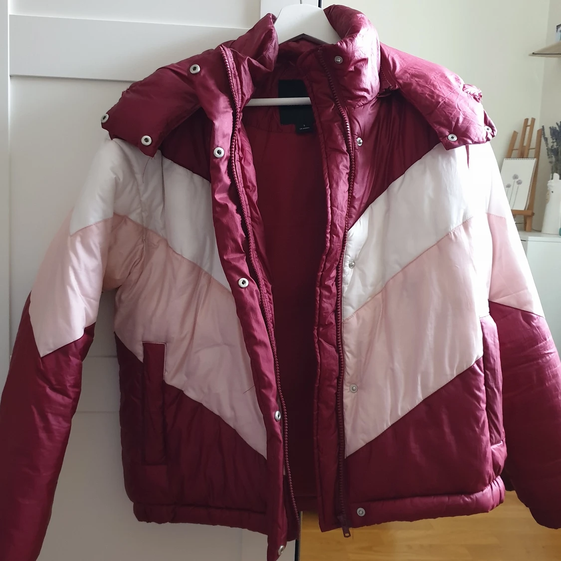 Rödrosa Höstjacka strl S - 90