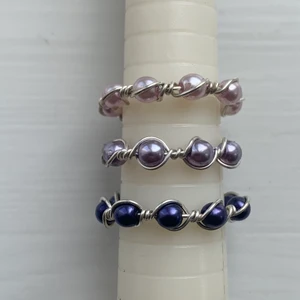 Faith rings  - Beeded rings, designed to relieve anxiety and stress. Three options- Blue, Pink and Purple.