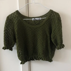 Jättevacker topp grön spets seethrough - Oanvänd grön genomskinlig spets topp från Zara ! 