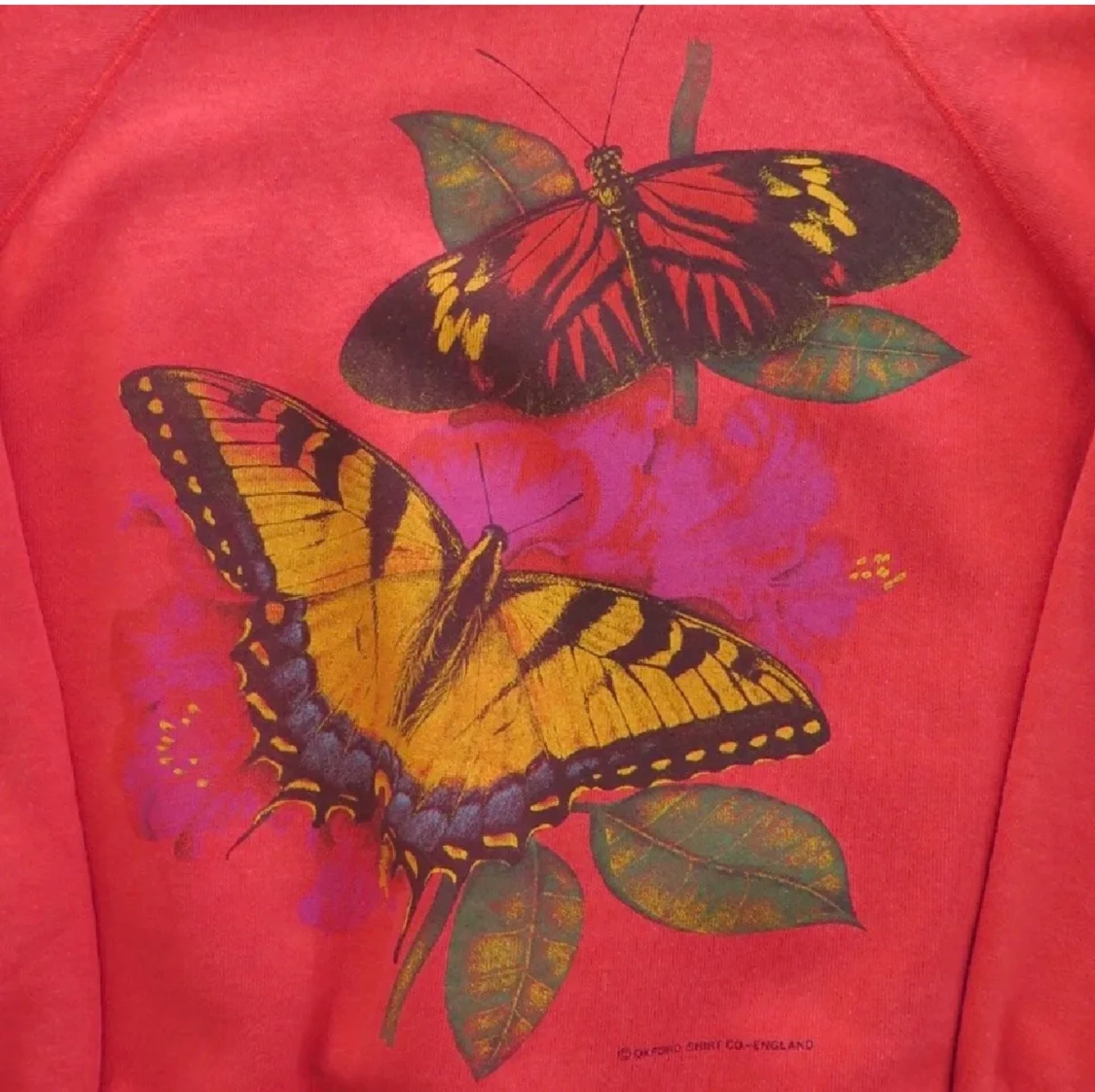 Röd vintage sweatshirt - 90